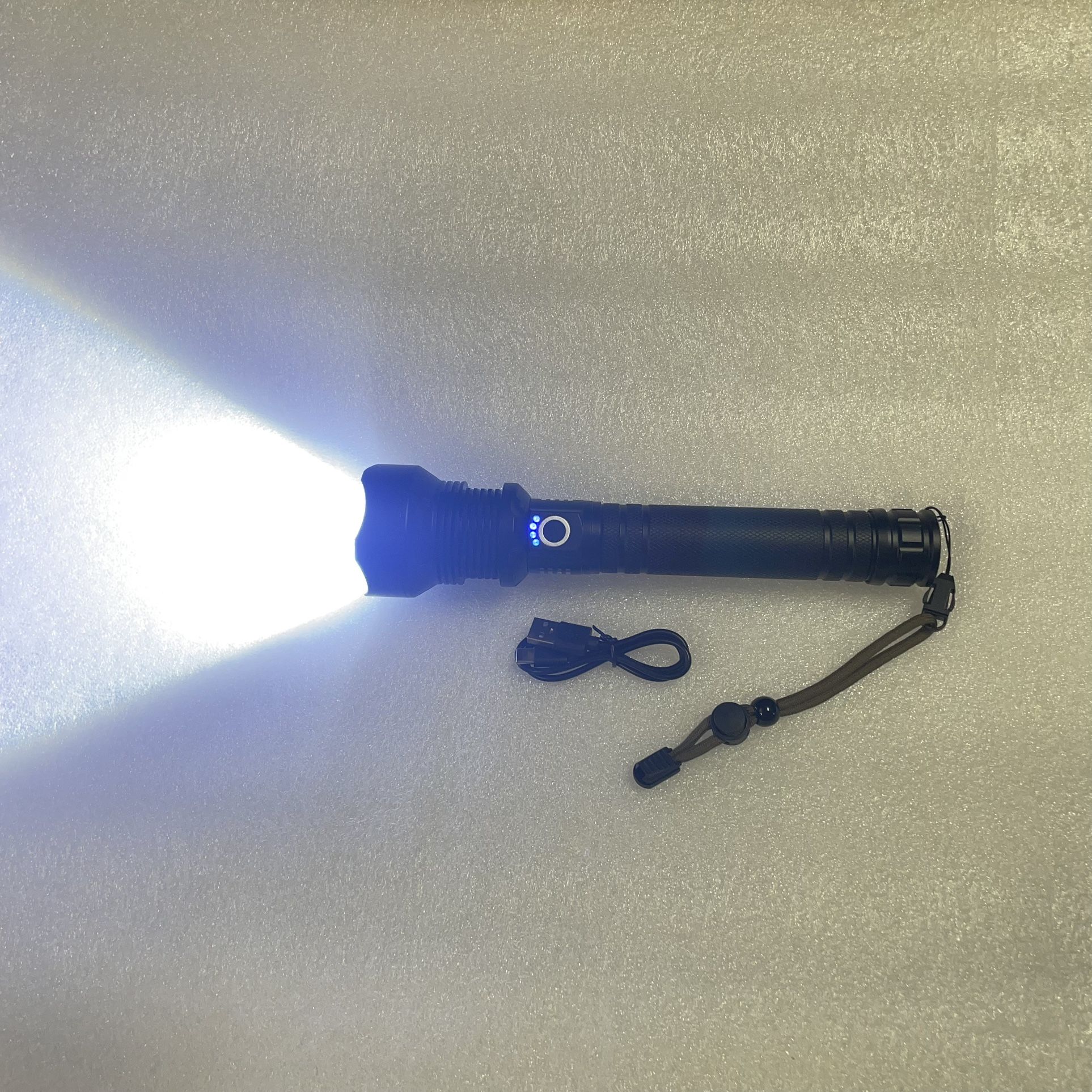 70000 Lumens Super Bright Rechargeable LED Flashlight