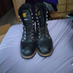 Lightly Used Steel Toe Cat Size 14