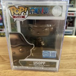 EXCLUSIVE Bronze Statue Usopp One Piece Funko Pop #2016 Manga Anime Animation TV