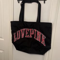 Victoria’s Secret Love Pink Black tote bag