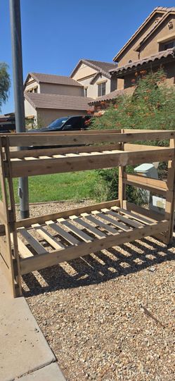 Pine bunk beds