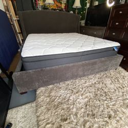 King Bed Frame And Mattress 