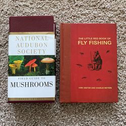 Fly Fishing Red Book And Mushroom Identification Book