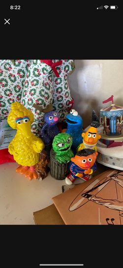 Vintage Gorham 1976 Sesame Street figurines