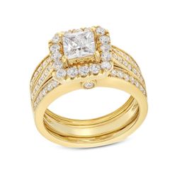 1/3 Cart Weeding Ring With Weeding Band 