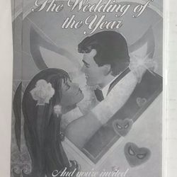 Marvel Comics  - Peter & Mary Jane Wedding Announcement 