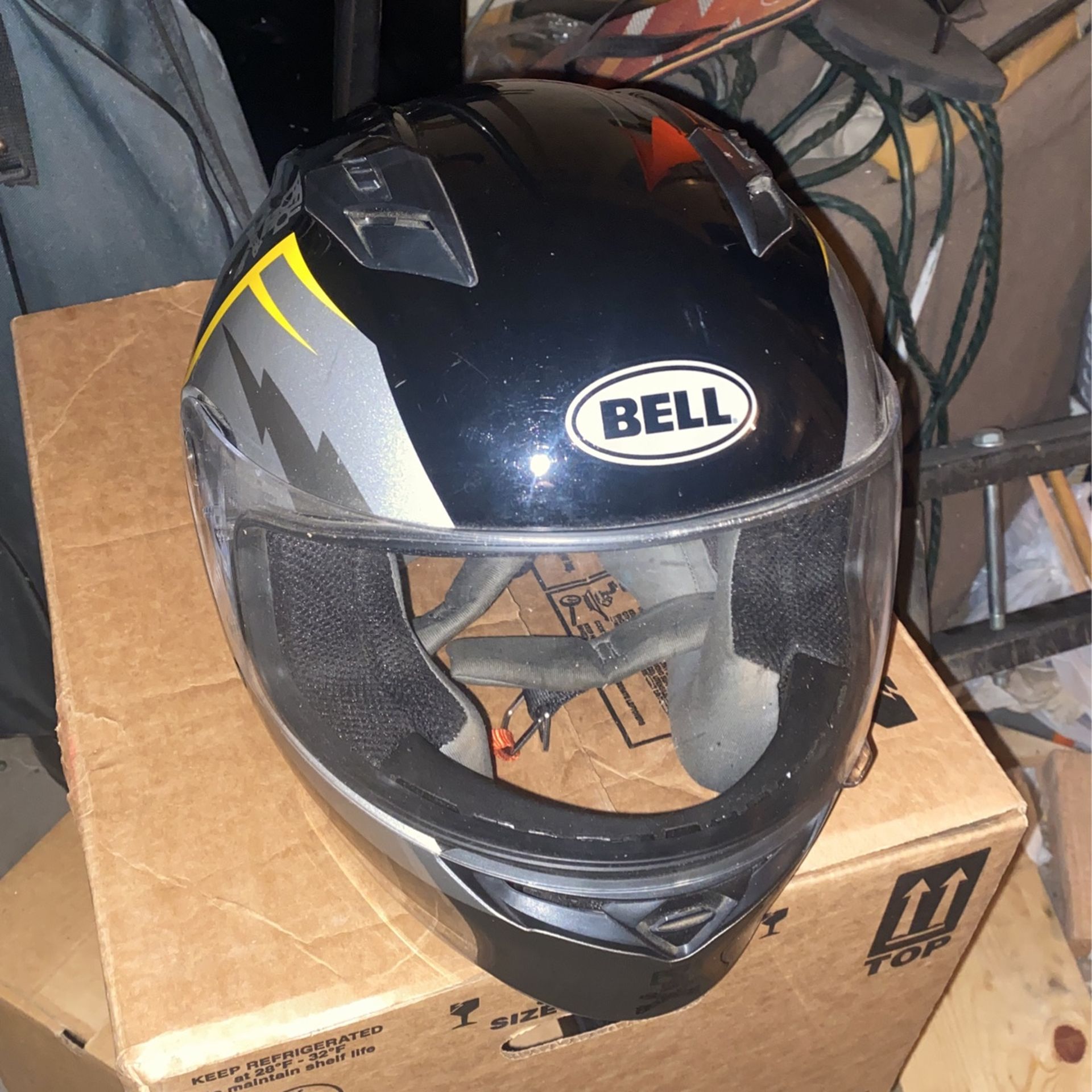 Bell Vf-28 Full Face Racing Helmet Good Condition