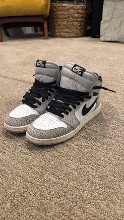 Nike Air Jordan one retro high OG white elephant, print USA 7 men’s