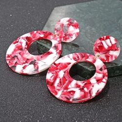 Acrylic Earrings (R) 