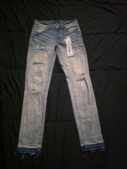 Men Purple Jeans Size 30
