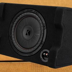 Kicker CVTDF12 Shallow Bass System 12" Subwoofer Sealed Box 900 Watts 52CVTDF122 🚨 Payment Options Available 🚨 No Credit Needed 🚨 