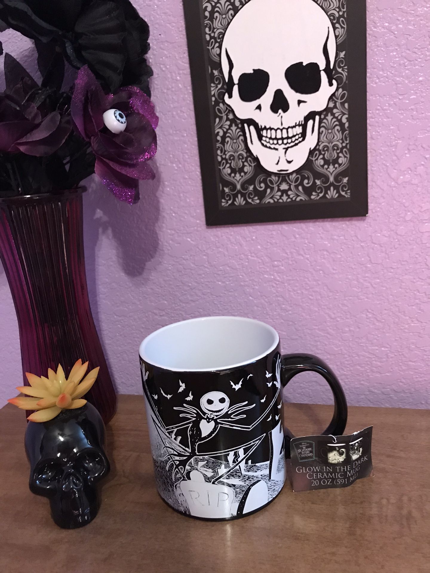 Glow in the dark nightmare before Christmas mug