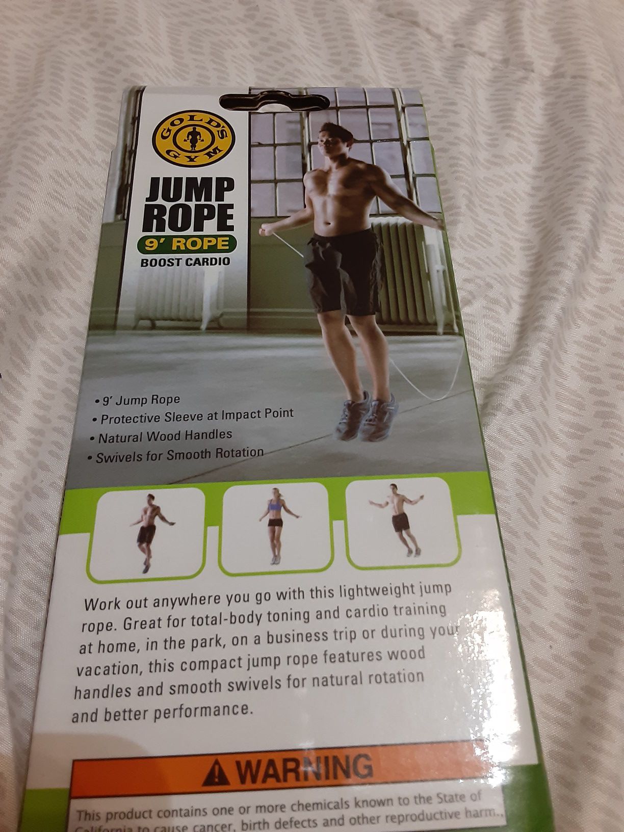 Jump rope golds gym 9'