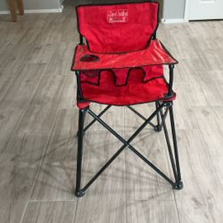 Ciao Baby Portable High Chair    Camping Baby  High Chair    In Like New Condition
