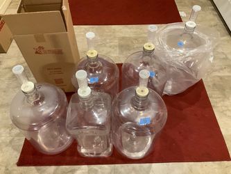 Homebrewing PET Fermentation Carboys (6)