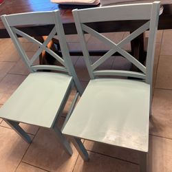 Light Turquoise green Dining Chairs