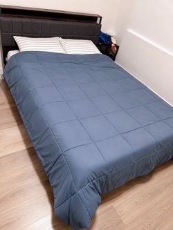Bed frame and headboard