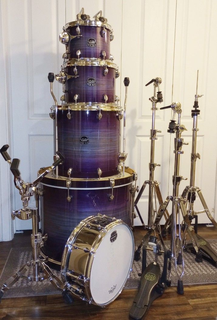 Mapex Armory Night Sky Burst 5 piece Rock Config. w/ Armory Hardware Pack