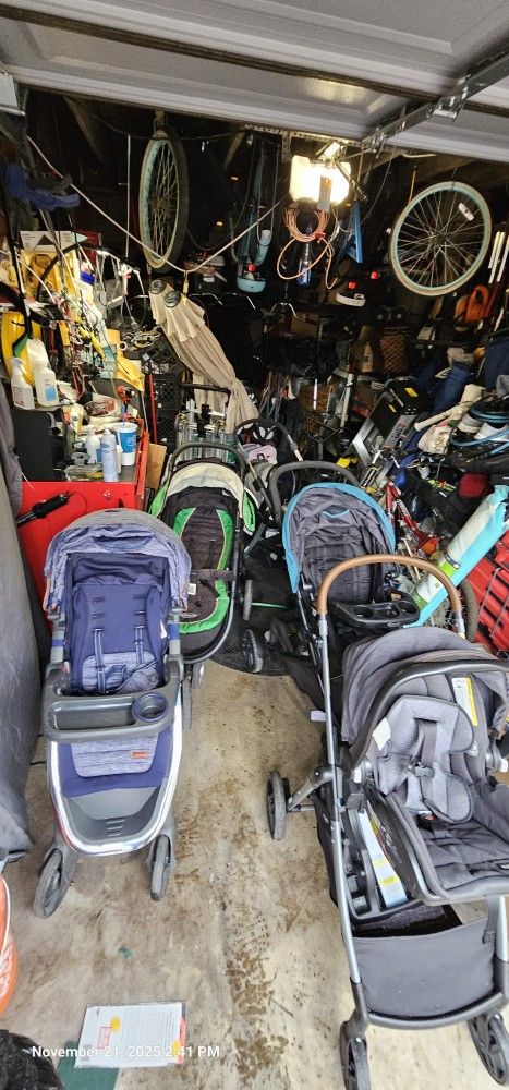 5 Strollers Priced Each  $50 To $80
