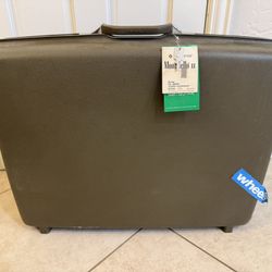 NWT Samsonite Brown Vintage Suitcase With Wheels 