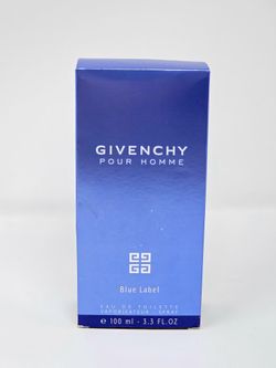 Givenchy Pour Homme Blue Label Eau de Toilette for Men EDT 100ml 3.3oz