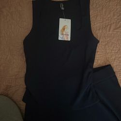 Pretty garden Navy Blue Outfit 