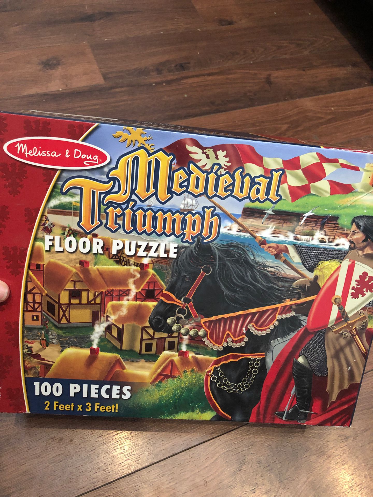 Melissa and Doug medieval floor Puzzle - 100 pieces - preschool