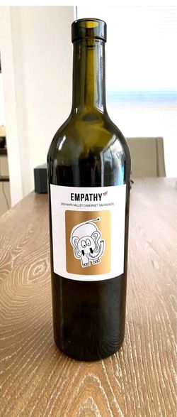 Empty 2019 Empathy Elephant Napa Cabernet VeeFriends Bottle Gary Vee