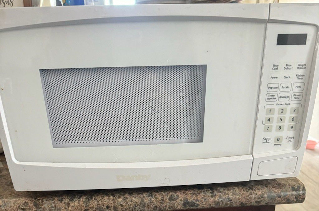 White Microwave