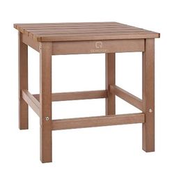 Brand New QOMOTOP Outdoor Patio Side Table - Poly Lumber End Table