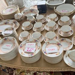 91 Pieces Set For 12 People Dinner Plates Casserole Dish Gravy Boat Harmony Grove Japan $299