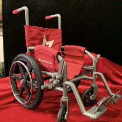 American Girl toy Detailed, functional doll wheelchair Toy H12/5xL8/5xD12/5 inch Lbs 1.7