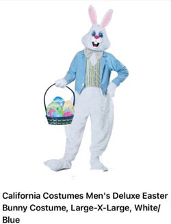 California Costumes Men's Deluxe Easter Bunny Costume