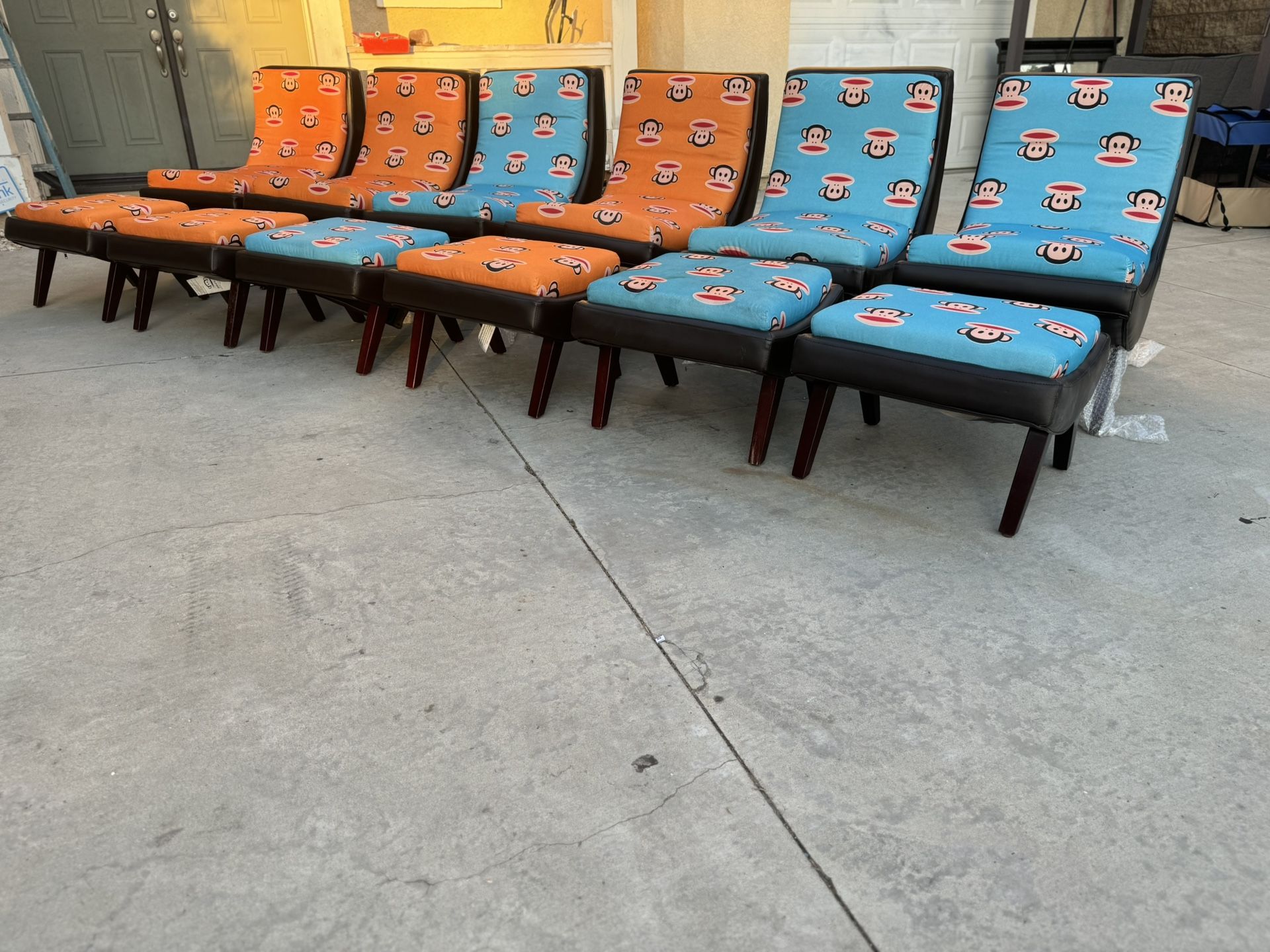 Paul Frank Chair & Ottoman Set