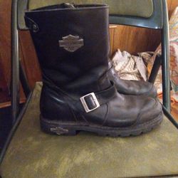 Black Harley Davidson Boots