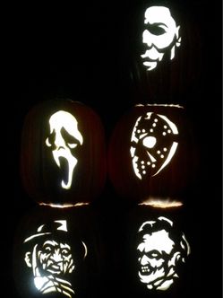 Custom carved craft pumpkin