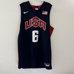 Lebron James Team USA Olympics Nike Jersey Medium
