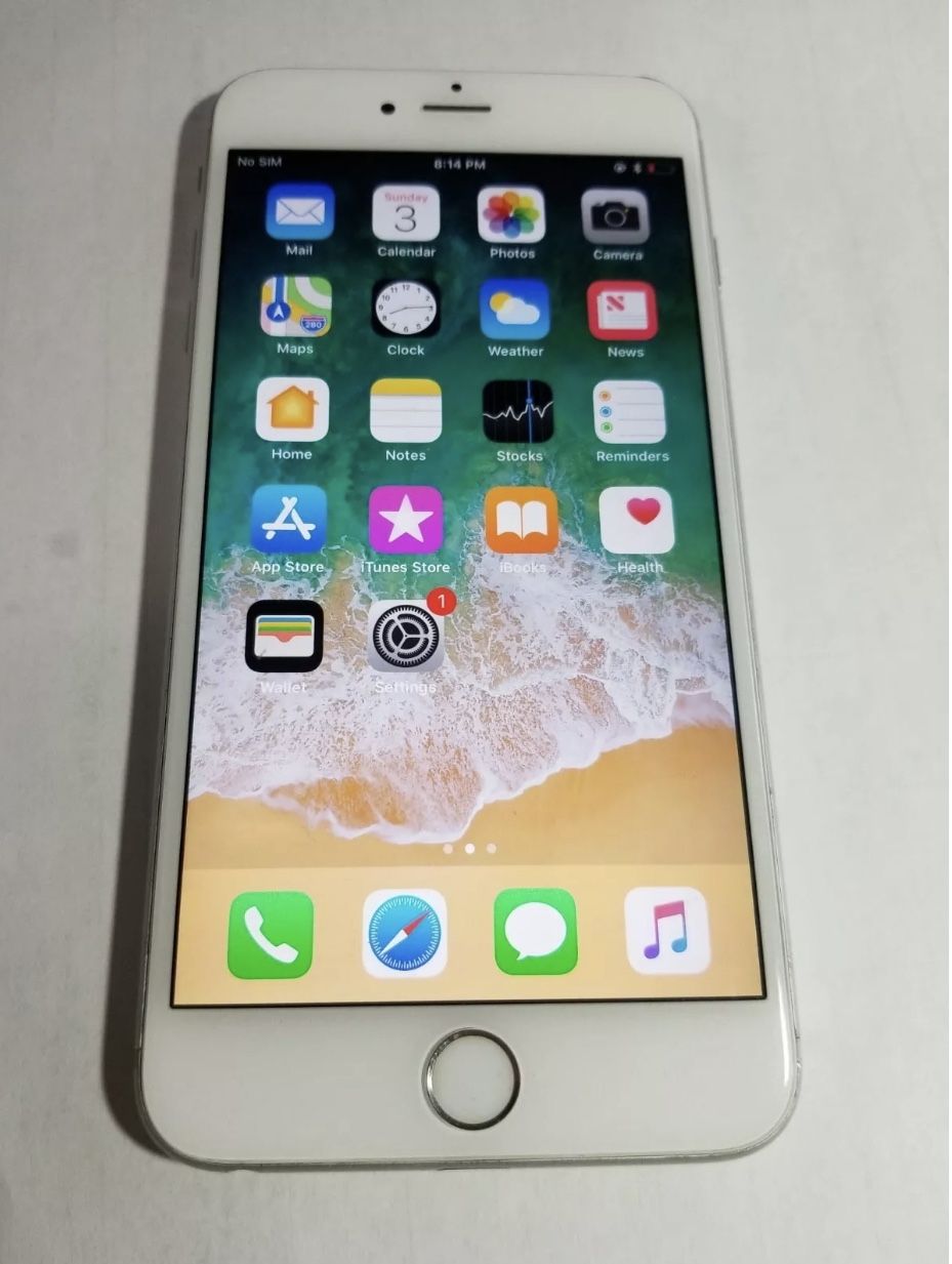 APPLE IPHONE 6s Plus 16gb UNLOCKED SILVER