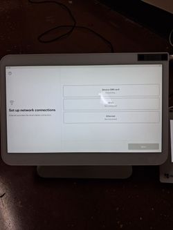 Clover Station Pro Display System Model # S503  White in color