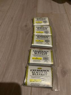 Survival Supplies-MRE's/Space Blankets