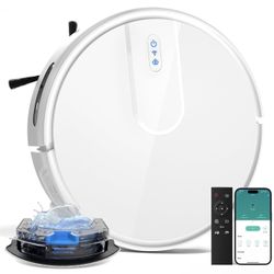 Vipsun Robot Vacuum and Mop Cleaner with 4500Pa Suction, Advanced 3D Obstacle Avoidance, Next-Generation Smart APP & Voice Control Robotic Vacuum