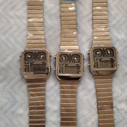Men's Watch Chronometer  SILVER Color 