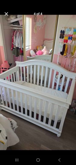 Real Wood Crib.