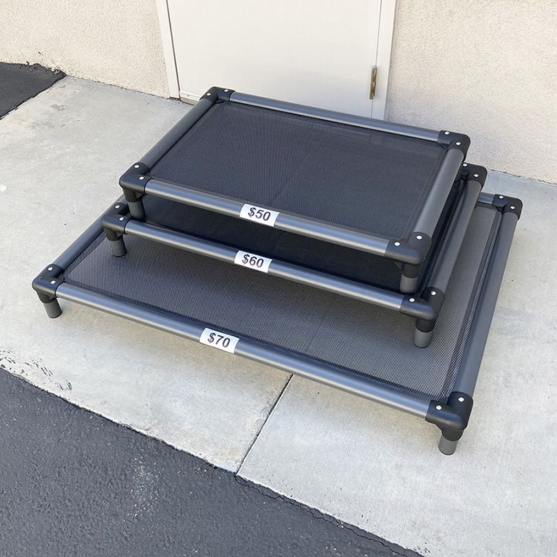(New in box) Heavy Duty Elevated Dog Bed (Medium $50, Large $60, X-Large $70) Raised Pet Bed Cot