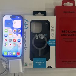 iPhone 16 Pro 256GB + Case & Accessories (New)