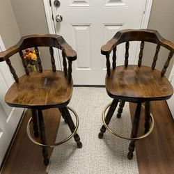 Solid Wood Bar Stools 