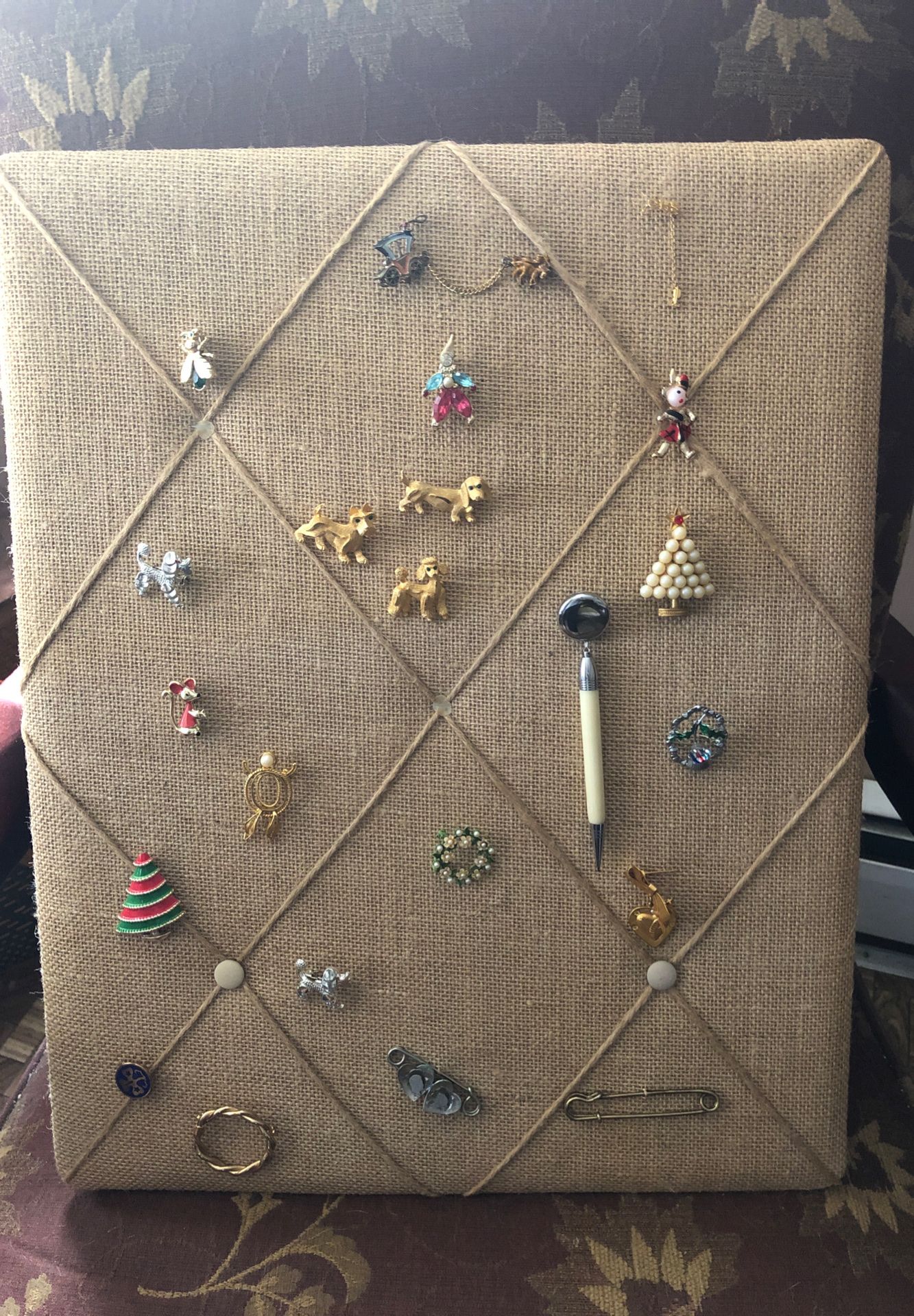 Antique collection of pins