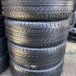 4 Llantas Usadas Continental Procontact Run Flat 235/55/18 $260 Las 4