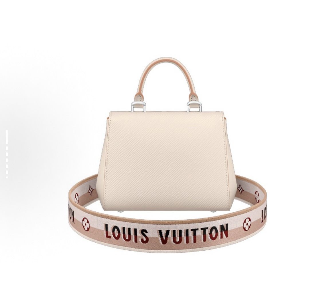 LOUIS VUITTON Cluny, letter LV logo, non - adjustable shoulder strap, Epi leather, handbag, single - shoulder, cross - body bag, mini(90)64