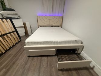 Beautiful clean bed